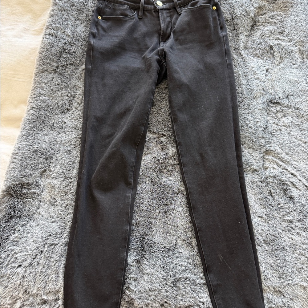 Frame Denim Classic Black Jeans